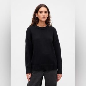 Gap 100% Cotton Oversized Sweater Black